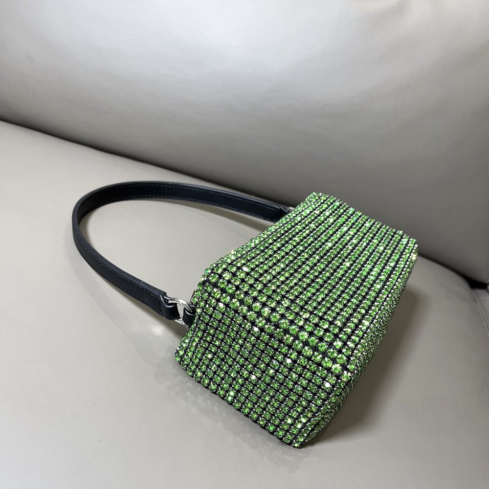 Borsa da donna transfrontaliera piena di diamanti borsa a tracolla borsa a tracolla con strass lucidi borsa da donna fatta a mano borsa da donna con diamanti_voghion.com