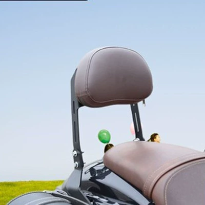 Flash 150/250/350 Motorcycle New | Motorcycle tail - flash-150250-curved-backrest-brown-pad