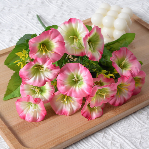 Manufacturer wholesale artificial flowers morning glory small bunch bouquet engineering decoration fake flowers artificial flowers home decoration