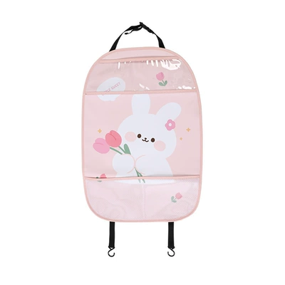 Chair back anti-kick pad Anti-Kick Pad Tulip Bear Car - tulip-bunny-anti-kick-pad-large
