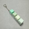 Four-button transparent case - gd teal series