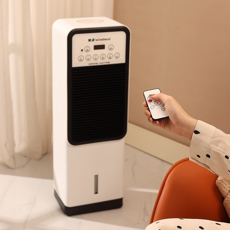 オフィス、寝室、リビングルーム用の水と氷を加えた国境を越えたスポット冷暖房両用モバイル垂直エアコンファン|undefined