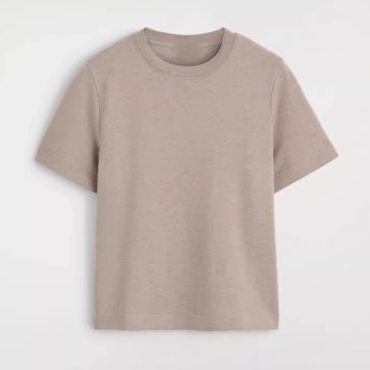 In Stock Cs Women's Standard Fit Round Neck T-Shirt Basic Short-Sleeved Top 2026 Spring New Product 1325526 In Stock Cs Women's Standard Fit Round Neck T-Shirt Basic Short-Sleeved Top 2026 Spring New Product 1325526