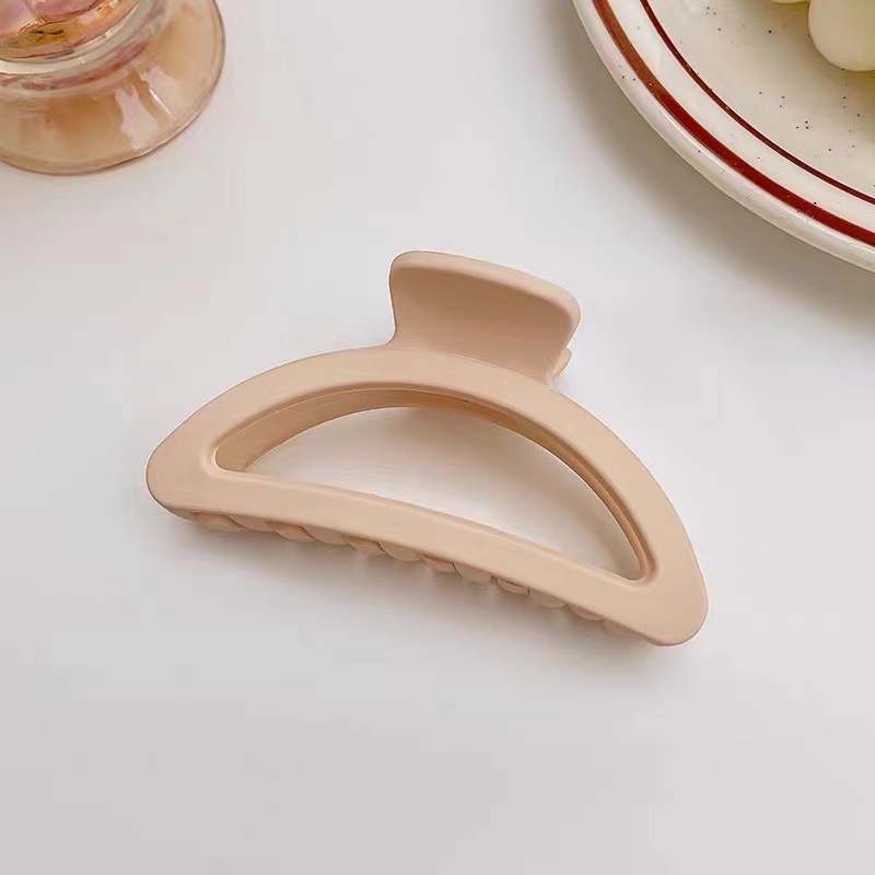 Clip de tiburón de gran tamaño elegante clip de pelo updo 2024 nuevo clip de celebridad de Internet tocado retro simple horquilla para mujeres