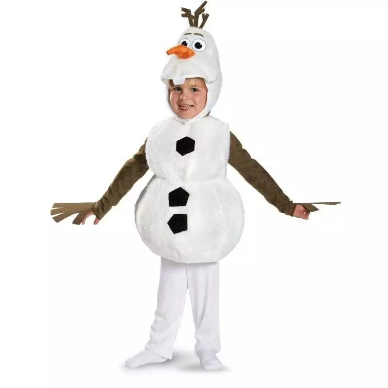 Christmas frozen snow treasure clothes children's jumpsuit Halloween cosplay watch performance costume Olaf