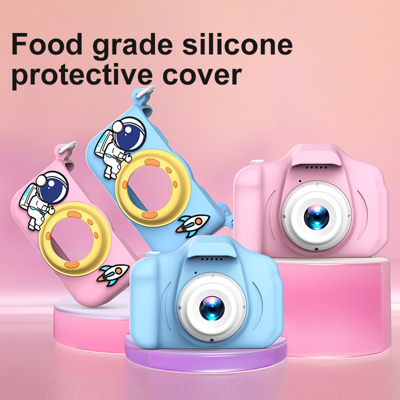 Nueva cámara para niños transfronteriza Mini pequeño único backshot divertido dibujos animados fotografía digital video cámara para niños