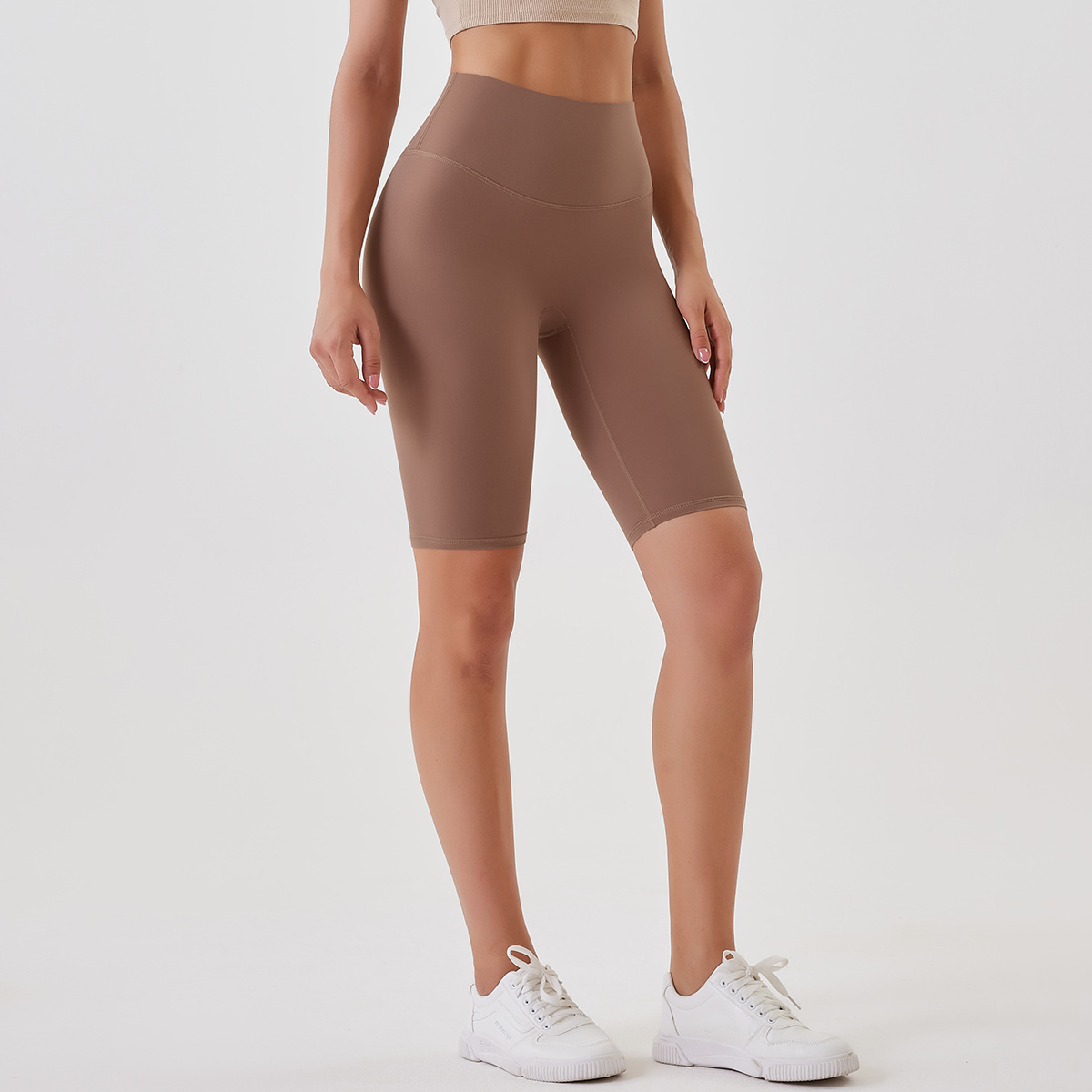 Hamidou-pantalones cortos de Yoga para mujer, mallas deportivas transpirables, de cintura alta, para entrenamiento y gimnasio - details 39