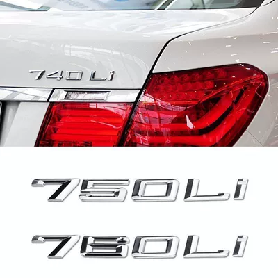 car emblems: 730, 740Li, displacement emblem, Car logo