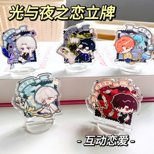 Cartoon Animation Game Light and Night Love Acrylic Brand Creative Cute Desk Office Desktop Decoration Ornaments