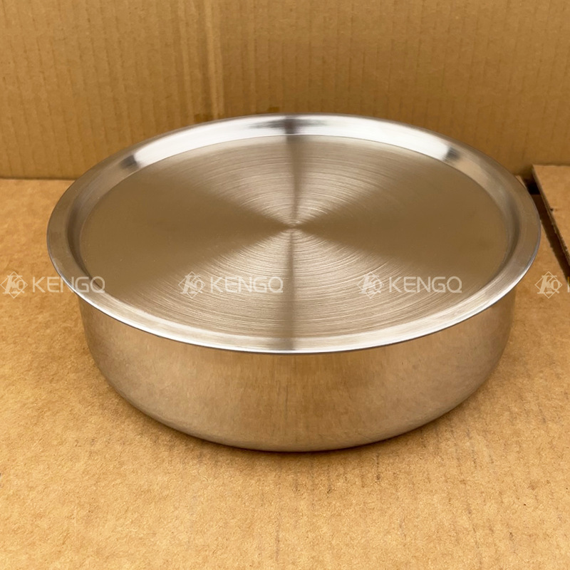 蒸鸡蛋羹专用碗蒸盘圆形316不锈钢食品级鸡蛋糕蒸碗圆盘带盖深盘|undefined