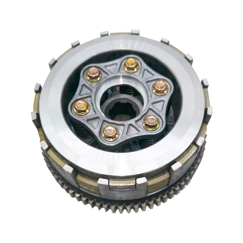 Fábrica de suministro de motocicleta CG200 CG250 conjunto de embrague de aleación ensanchado conjunto de embrague de hierro