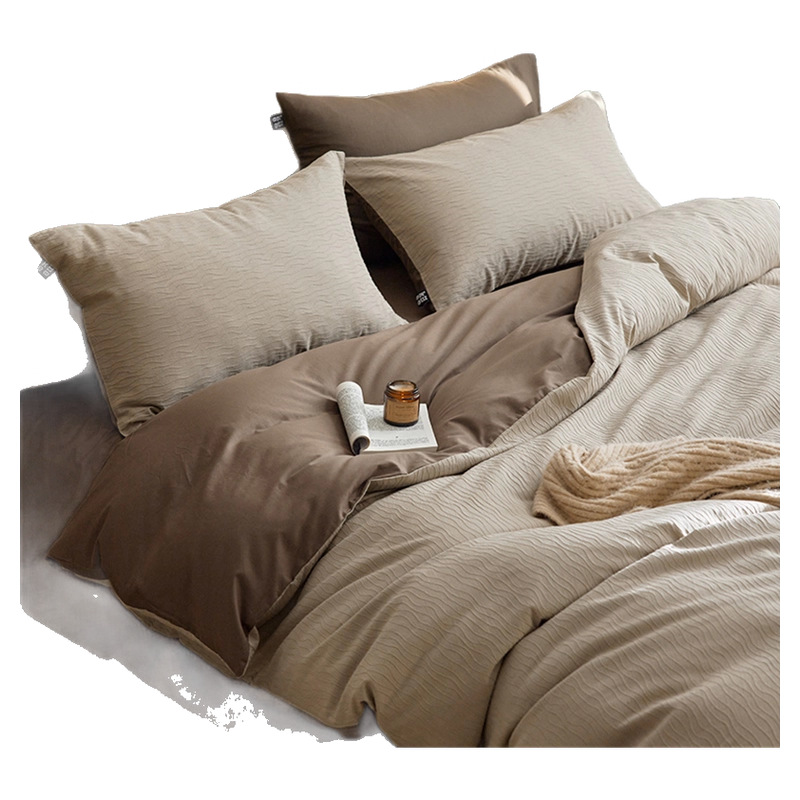 40S algodón total cama de cuatro piezas set2025 nuevo edredón de cuatro estaciones sábanas universales cama de tres piezas set