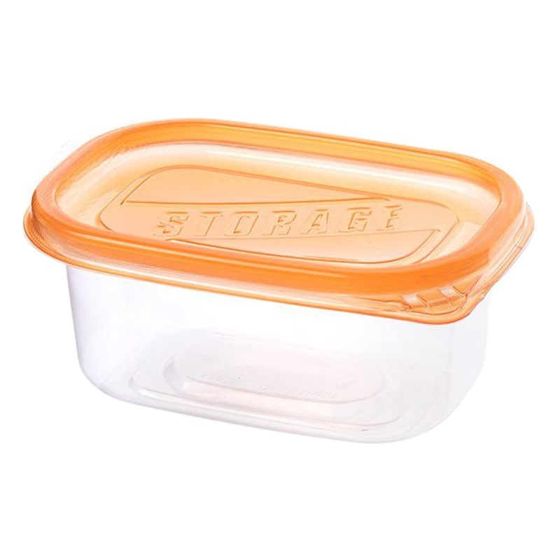 280ml Rectangular Layer Cake Soy Milk Dessert Transparent Disposable Lunch Box with Color Lid Fruit Fishing Packaging Box