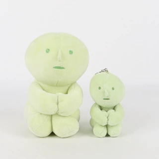 跨境新款角落君SMISKI Plush Keychain公仔毛绒玩具绿色挂件玩偶