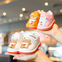 一件代發叫叫鞋子男女寶寶軟底防滑小皮鞋嬰兒童鞋0-1-2歲休閑鞋