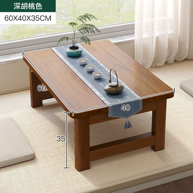 折叠茶几客厅家用小户型简约现代卧室飘窗实木小矮桌小桌子茶桌|undefined