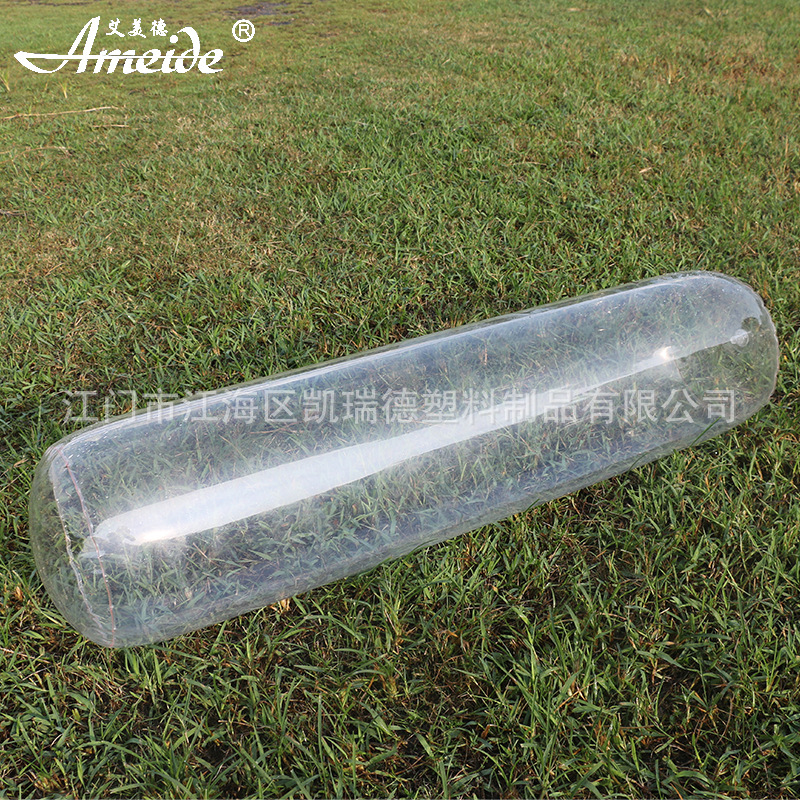 Factory wholesale transparent inflatable cylindrical PVC pillows, hanging decorations, commercial scene setup props, balloons