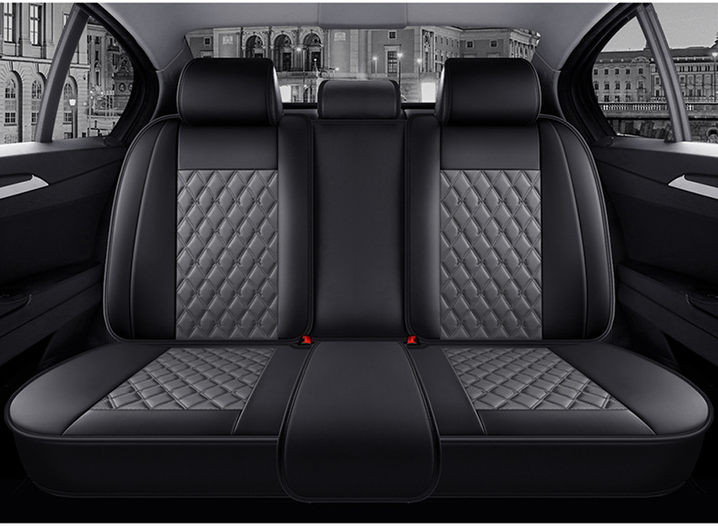 24 years of cross-border leather Amazon foreign trade full leather diamond car cushion four-season cushion five-seat all-inclusive seat cover cushion