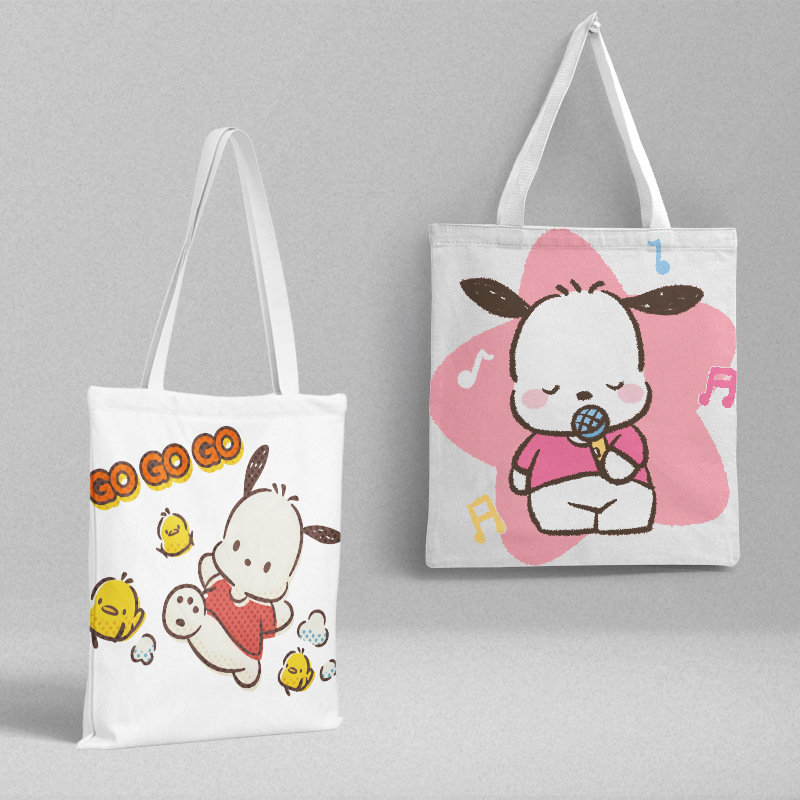 Bolsa de lona Sanli Gull pequeña fresca y simple estilo ins versión coreana hermosa bolsa de hombro bolsa de compras portátil al por mayor