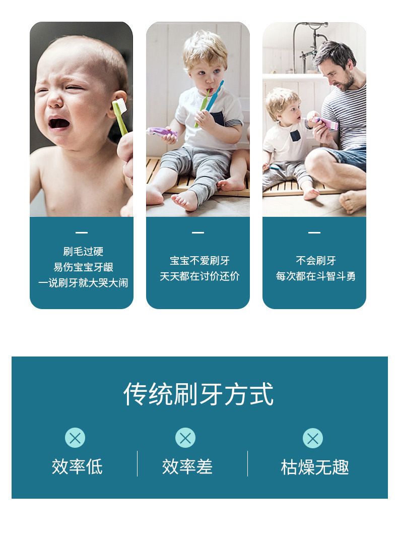 Children's U-shaped toothbrush baby mouth cleaning care toothbrush children's oral tooth cleaning scraper U-shaped toothbrush