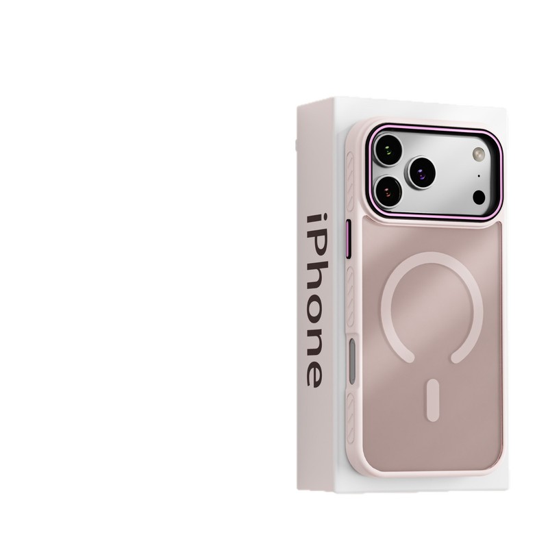 适用iPhone17手机壳轻砂苹果16ProMax肤感磨砂磁吸防滑保护套跨境|undefined