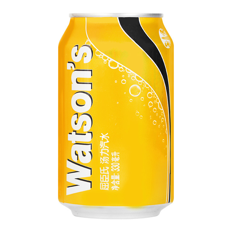 Watson's Watsons Soda Water Original Flavor/Tonic Water/Vanilla Flavor 330ml*24 Sparkling Water Carbonated Drink 3