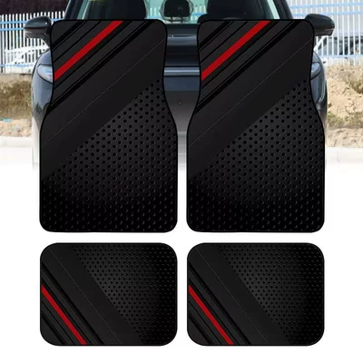 four-piece set, wear-resistant, easy to – Avtomobil döşəmə paspasları - 427-car-floor-mat-2-3344cmtwo-piece-set