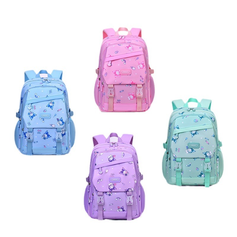 Nueva mochila escolar para estudiantes de primaria, niña de grado 1-3-6, mochila para niños lindos de dibujos animados, mochila para estudiantes de descompresión ligera