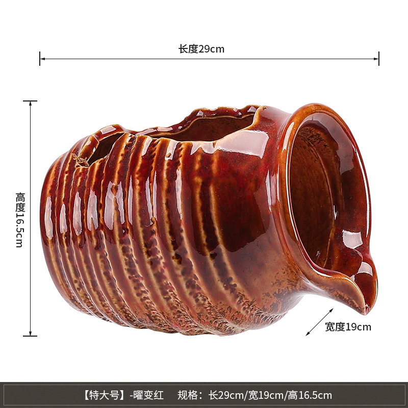 陶器の壺、中庭の流水装飾品、古代循環濾過アクセサリー、酸素化法、魚の飼育、屋内造園、生態水槽、流水|undefined