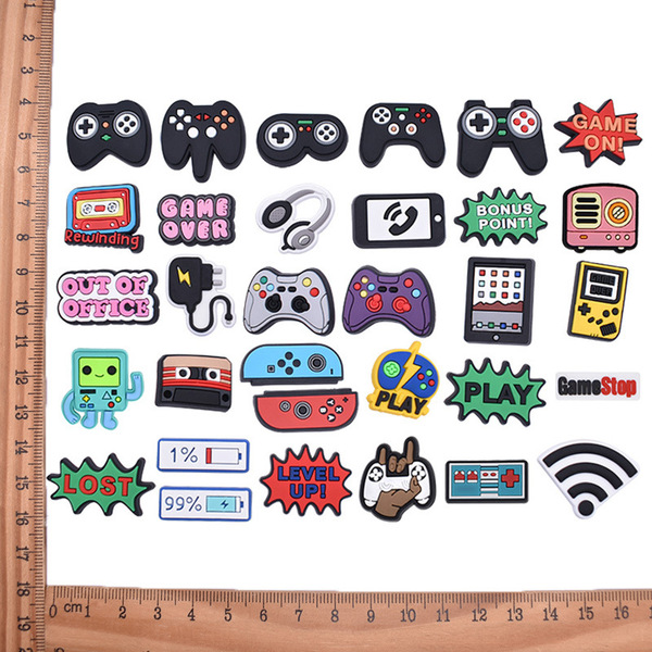 Electronic cartoon removable Crocs-style slippers