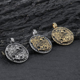 Скандинавская ретро подвеска из нержавеющей стали, ожерелье, аксессуар