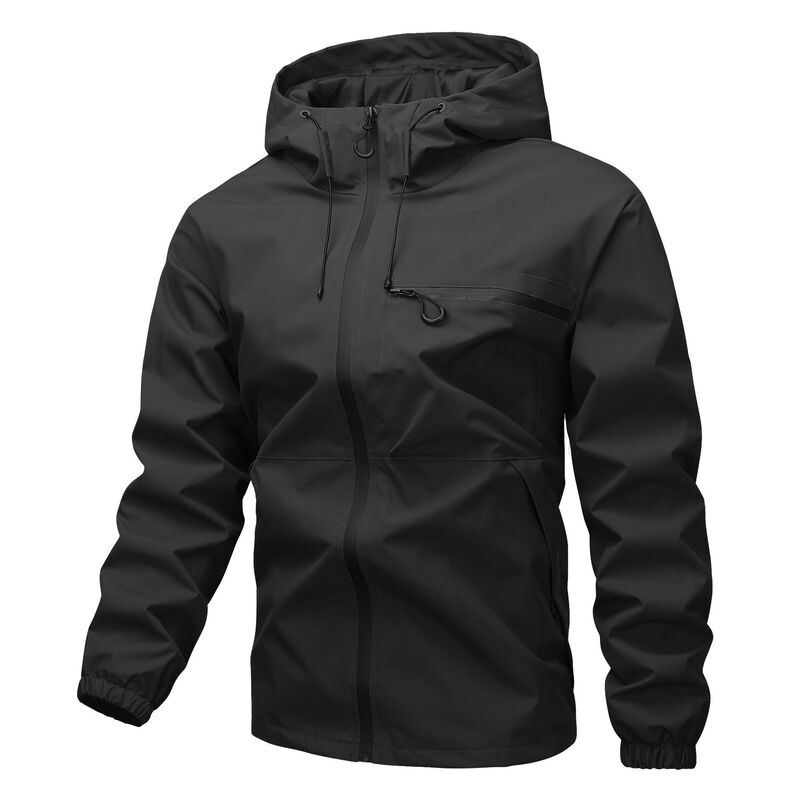 Cross-Border Jacket European Size Outdoor Hardshell Windbreaker Spring and Autumn Windproof Waterproof Men's Trendy Hooded Coat Cross-Border Jacket European Size Outdoor Hardshell Windbreaker Spring and Autumn Windproof Waterproof Men's Trendy Hooded Coat