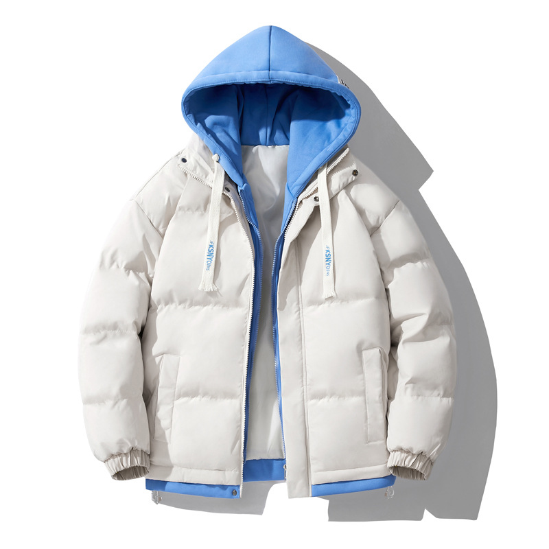 Chaqueta Acolchada para Hombre de Poliéster Engrosada Térmica para Invierno