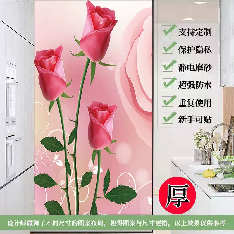 Glass window stickers, electric matte sticker, transparent protective underware