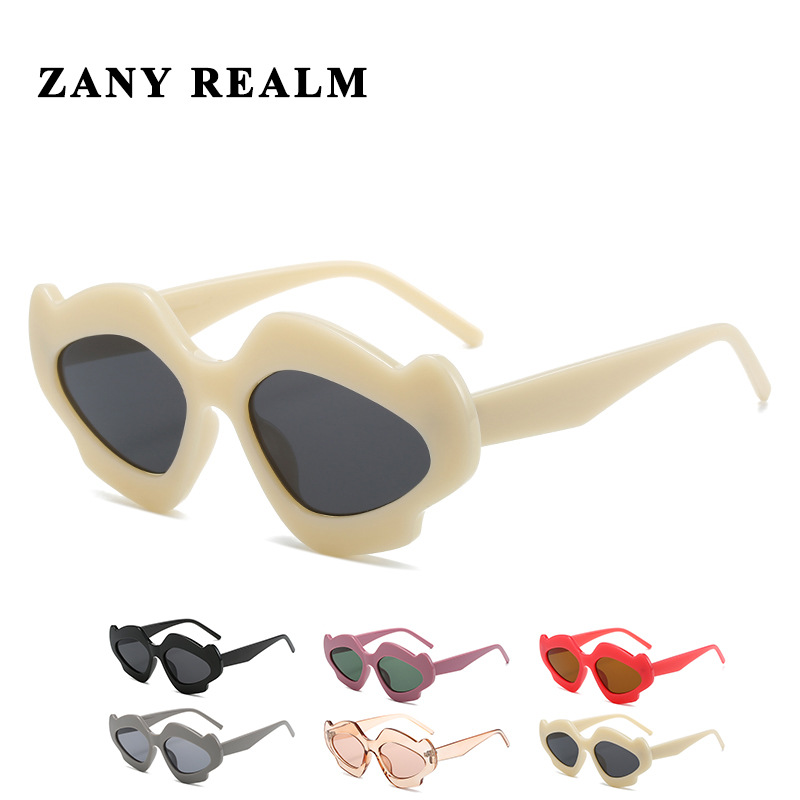 Nuevo Comercio exterior divertido llama gato ojo gafas de sol retro chica caliente streetstyle Senior gafas de sol fabricantes ahora