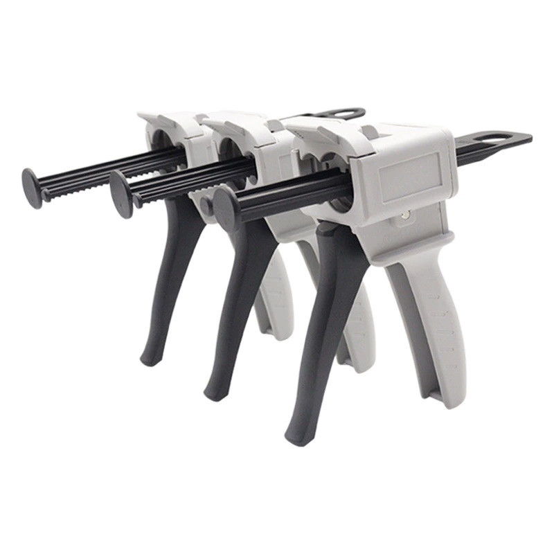 Клеевой пистолет AB для однокомпонентных и двухкомпонентных материалов, ручной, с функцией смешивания эпоксидной смолы 1:1, 2:1, 110:1, электронный