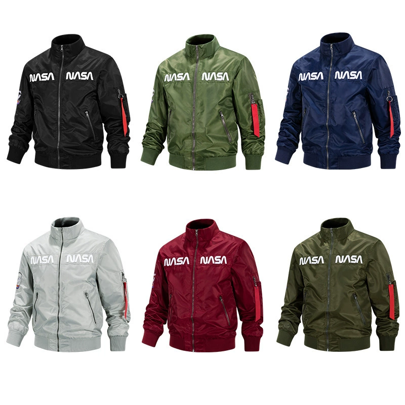 Мужская куртка NASA Co-Brand, пальто, осень и зима, весна, спорт, отдых, Европейская и американская мода, Молодежная рубашка больших размеров на молнии