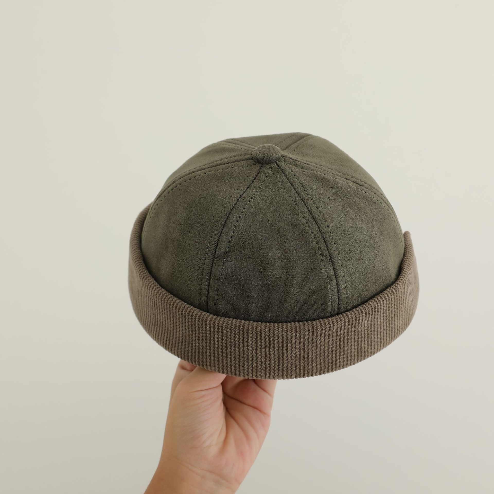 Sombreros infantiles primavera y otoño para niños, sombreros de estilo extranjero, sombreros de invierno para niños, sombreros de piel de melón coreanos, moda cool