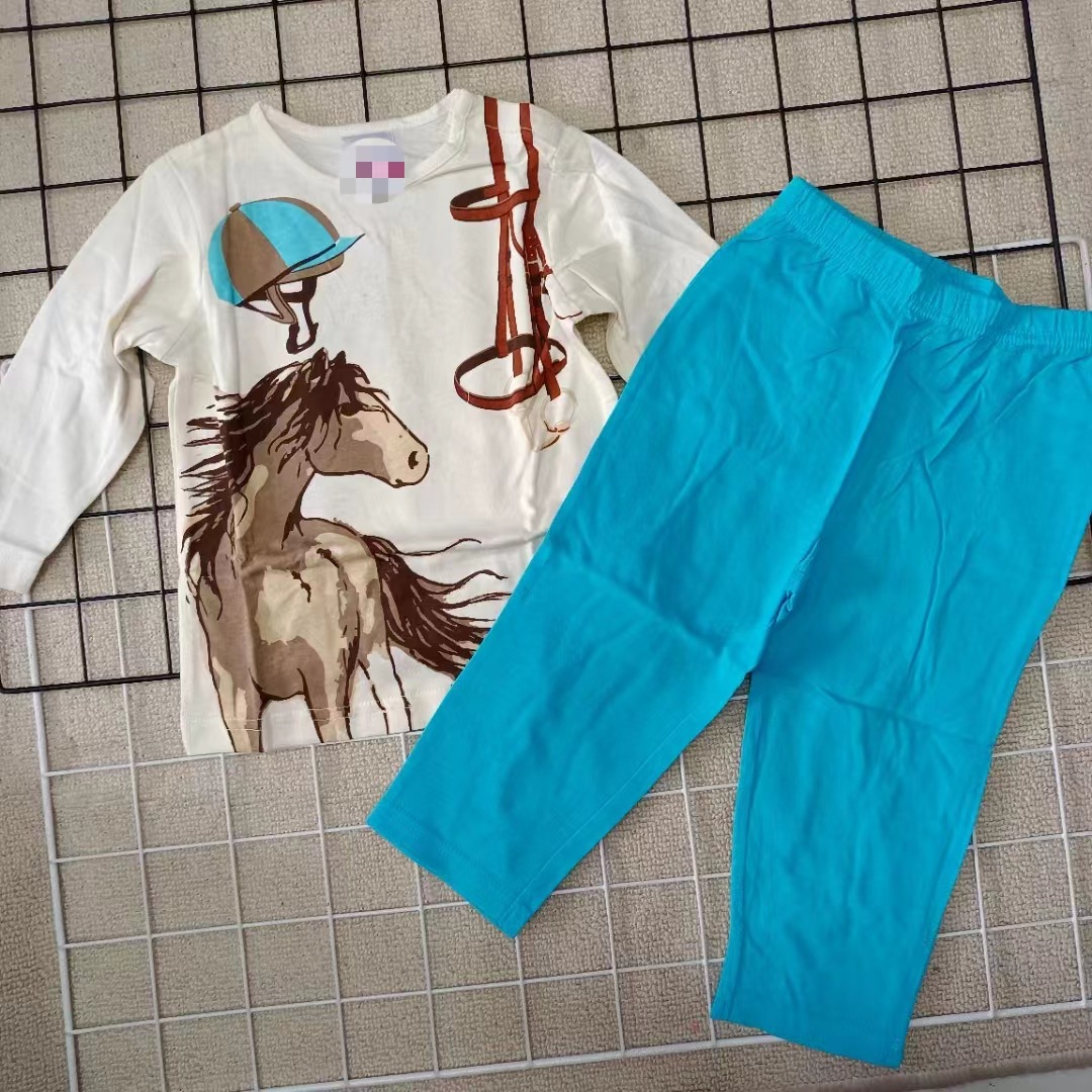 Traje de desgaste para el hogar para niños traje de ropa para niños de marca europea y americana traje para niños y niñas traje para niños al por mayor