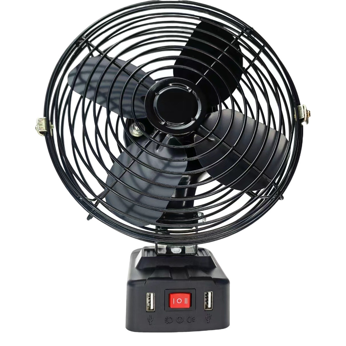 Fabricantes suministro de litio ventilador eléctrico portátil ventilador eléctrico gran viento al aire libre de carga mini ventilador eléctrico