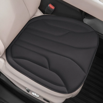 High-quality latex car seat cushion, suitable Four Seasons Pad - classic-blacksingle-seat-cushion-latex-cotton-core-not-tiring-after-sitting-for-a-long-time