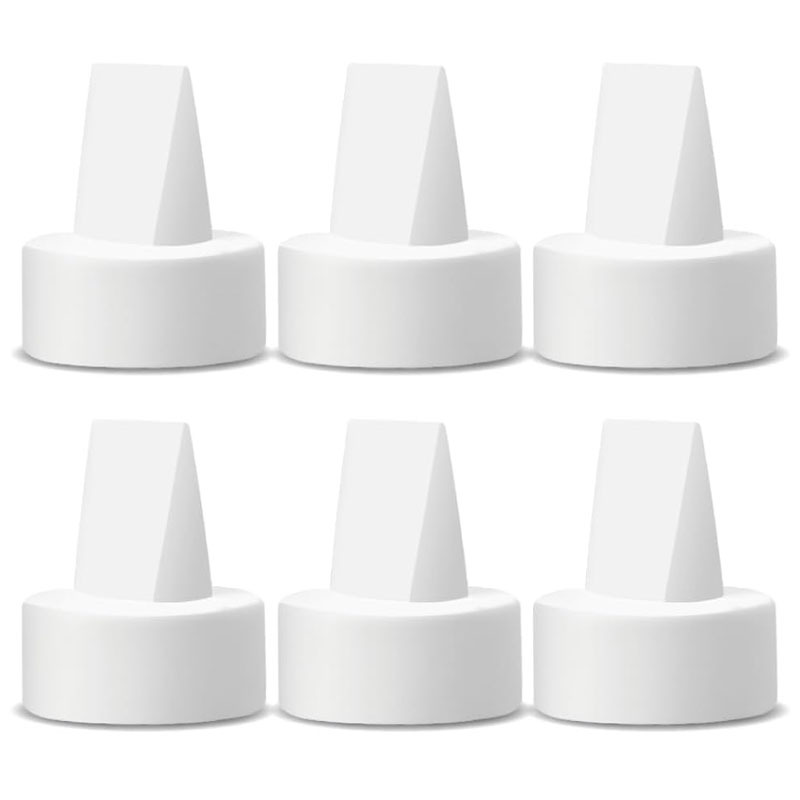Suitable for Berwick Breast Pump Duckbill Valve Accessories, Ximile Silicone Valve Suction Valve, Universal 6-Pack for Breast Milk