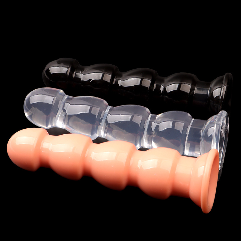 Suction Cup Dildo with Harness-Free Wearable Base, TPE Anal and Vaginal Trainer — detail image 5