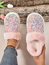 W 30114 Fashion Glitter Slippers ʱ����Ƭ��Ь ŷ���羳