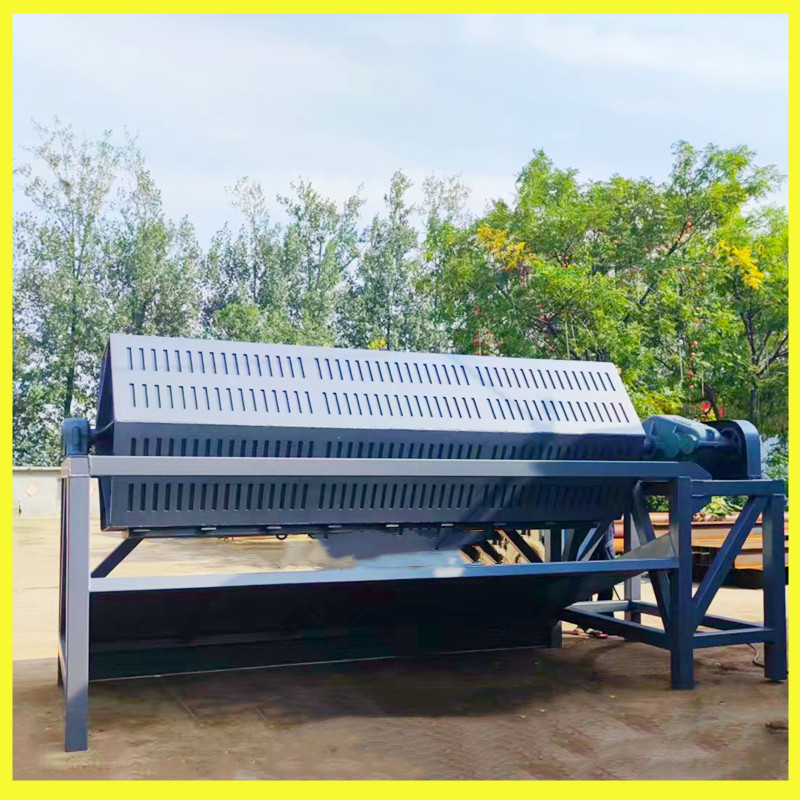 大型火烧铁干磨机 700升六角滚筒抛光机 旧零件除锈设备