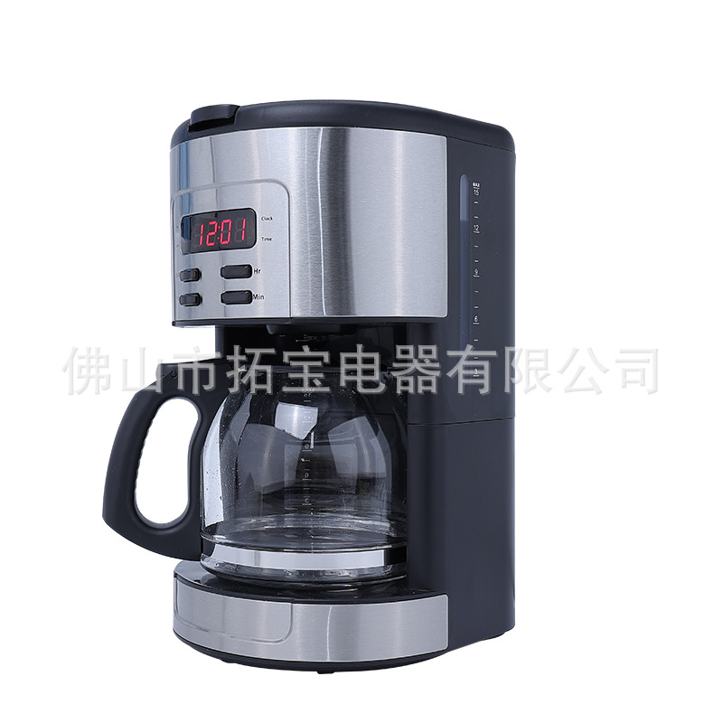 Hogar automático inteligente cafetera americana máquina de café por goteo se puede reservar LED Control de programa máquina de café