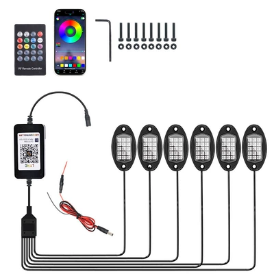 Chassis Light Bluetooth Colorful | Other lights - one-to-six-app-rf-remote-control