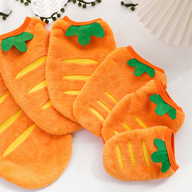 Perro de mascota invierno cálido zanahoria ropa oso peluche Corgi Bomei gato suministros al por mayor