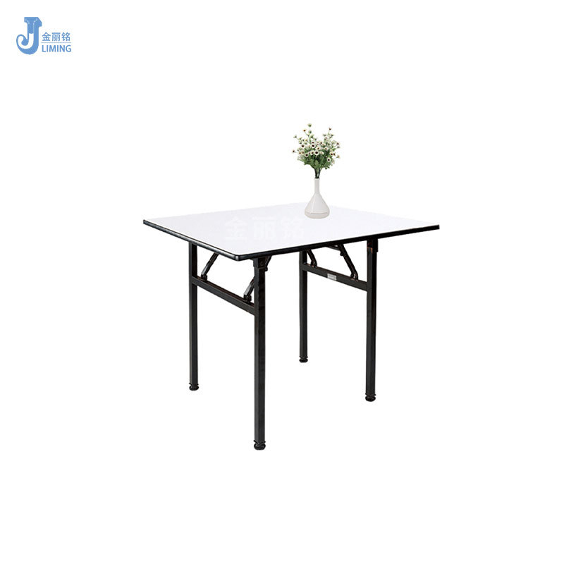 Fábrica al por mayor mesa plegable mesa cuadrada Oficina IBM mesa de entrenamiento mesa de conferencia al aire libre simple mesa rectangular de PVC
