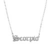 Universal zodiac signs stainless steel, fashionable necklace, European style, simple and elegant design